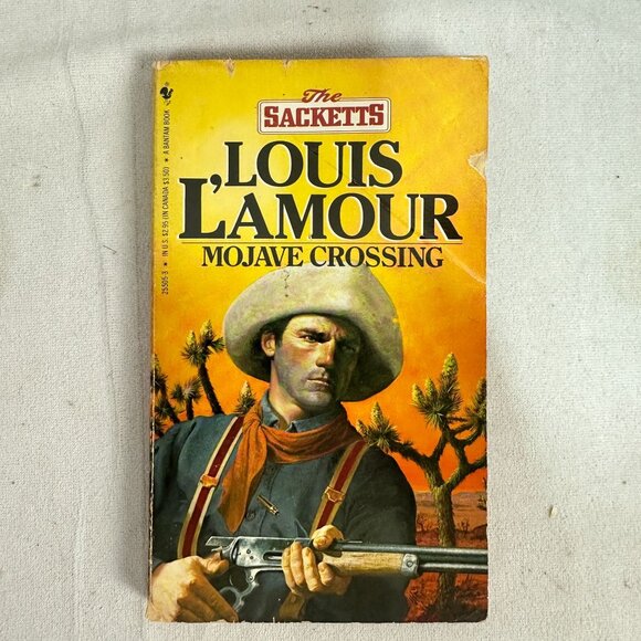 Mojave Crossing - Louis LAmour - 1985 Paperback 26th Printing Western Adventure - Picture 1 of 3